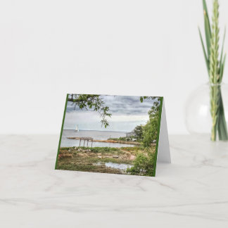 コネチカット州マディソン。シービュービーチ。Thank You Car サンキューカード