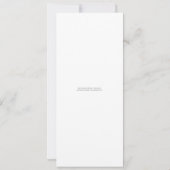 コネチカット州ミスティックのメインストリート 招待状 (裏面)