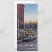 コネチカット州ミスティックのメインストリート 招待状 (正面/裏面)