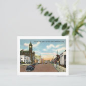 コネチカット州ミドルタウンのメインヴィンテージ ポストカード (スタンド正面)