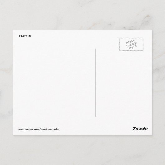 コネチカット州ミドルタウンのメインヴィンテージ ポストカード (裏面)