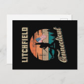 コネチカット州リチフィールド ポストカード (正面/裏面)