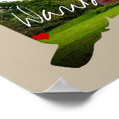 コネチカット州写真の挿入と町名 ポスター (角)