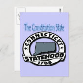コネチカット州政府1788 ポストカード (正面/裏面)