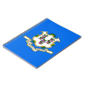 コネチカット州旗を持つノート州 ノートブック (左側)