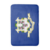 コネチカット州旗デザイン バスマット (正面縦)