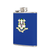 コネチカット州旗デザイン フラスク (左)