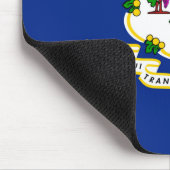 コネチカット州旗デザイン マウスパッド (コーナー)