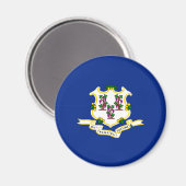 コネチカット州旗デザイン マグネット (正面/裏面)
