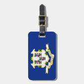 コネチカット州旗デザイン ラゲッジタグ (正面縦)