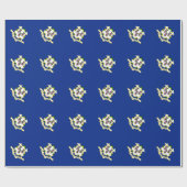 コネチカット州旗デザイン ラッピングペーパー (フラット)