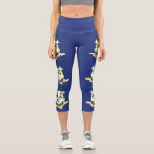 コネチカット州旗 カプリレギンス (正面)