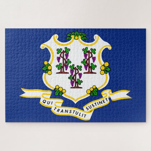 コネチカット州旗 ジグソーパズル (横)