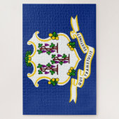 コネチカット州旗 ジグソーパズル (縦)