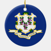 コネチカット州旗 セラミックオーナメント (裏面)