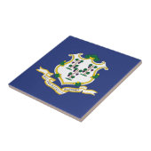 コネチカット州旗 タイル (側面)