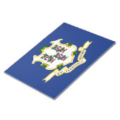 コネチカット州旗 ノートパッド (アングル)