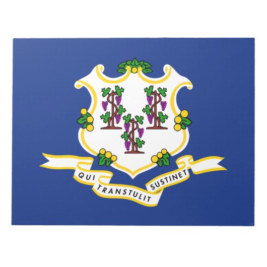 コネチカット州旗 ノートパッド (正面)