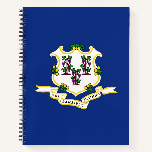 コネチカット州旗 ノートブック (正面)