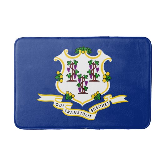コネチカット州旗 バスマット (正面)