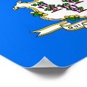 コネチカット州旗 ポスター (角)