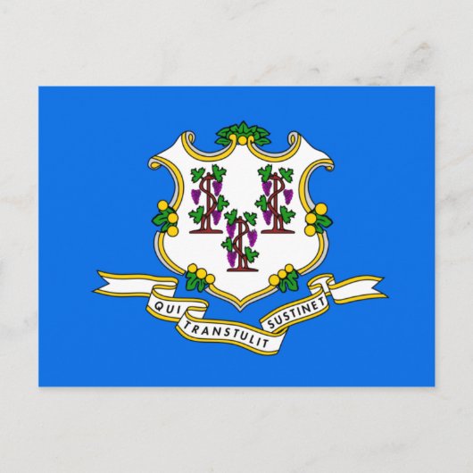 コネチカット州旗 ポストカード (正面)