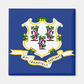 コネチカット州旗 マグネット (正面)