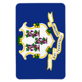 コネチカット州旗 マグネット (縦)