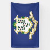 コネチカット州旗 横断幕 (縦)