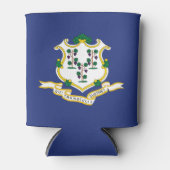 コネチカット州旗 缶クーラー (正面)