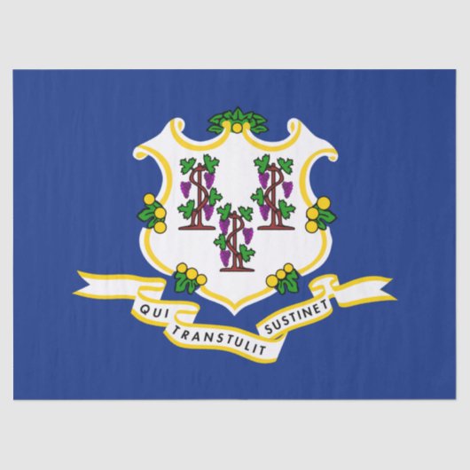 コネチカット州旗 薄葉紙 (正面)