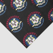 コネチカット州旗 薄葉紙 (詳細)