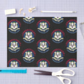 コネチカット州旗 薄葉紙 (クラフト)