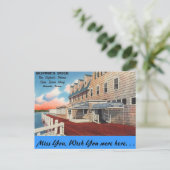 コネチカット州，スキッパー波止場 ポストカード (スタンド正面)