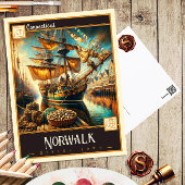 コネチカット州,ノーウォーク |ヴィンテージはがき ポストカード