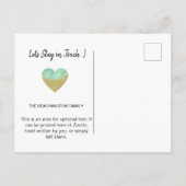 *~*コネチカット州 || 新しいアドレス – 移動 案内ポストカード (裏面)