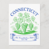 コネチカット憲法州Est.1788 ポストカード (正面)
