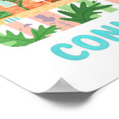 コネチカット憲法州USA Travel ポスター (角)