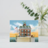 コネチカット新ロンドンレッジライト ポストカード (スタンド正面)