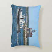 コネチカット枕ペンフィールドリーフライトハウス アクセントクッション (裏面(縦))