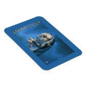 コネチカット海のオッターシーン マグネット (右側)