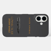 コネチカット準州の動物Physeter macrocephalu Case-Mate iPhoneケース (裏面 (横))