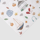 コネチカット秋のニューイングランド 薄葉紙 (詳細)