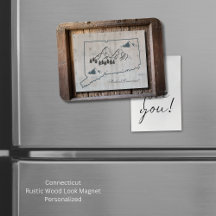 コネチカット素朴ウッドフレーム山