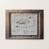 コネチカット素朴ウッド ジグソーパズル (横)