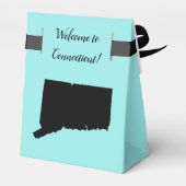 コネチカット結婚州のウェルカムファビーボックス州マップ フェイバーボックス (裏面サイド)