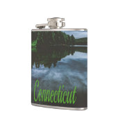 コネチカット美しい湖の木 フラスク (左)