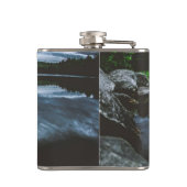 コネチカット美しい湖の木 フラスク (裏面)