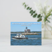 コネチカット葉書ペンフィールドリーフライトハウス ポストカード (スタンド正面)