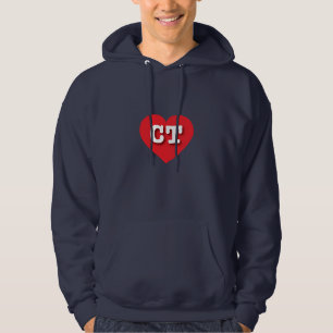 コネチカット赤いハート- I love CT パーカ